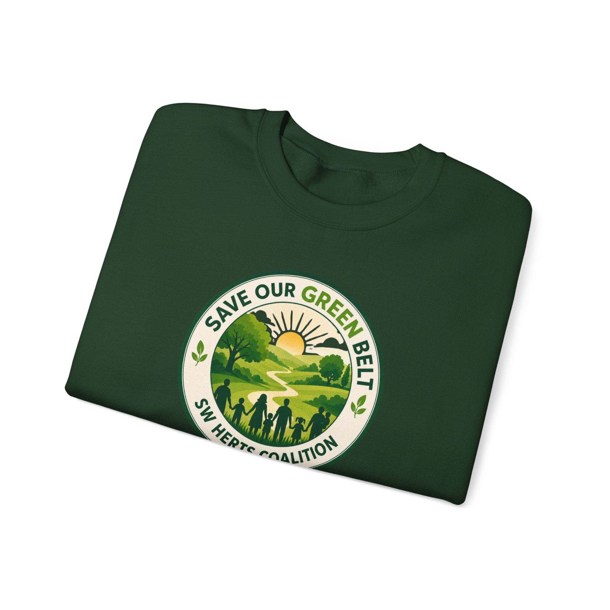 Save Our Green Belt Adult Crewneck Sweatshirt