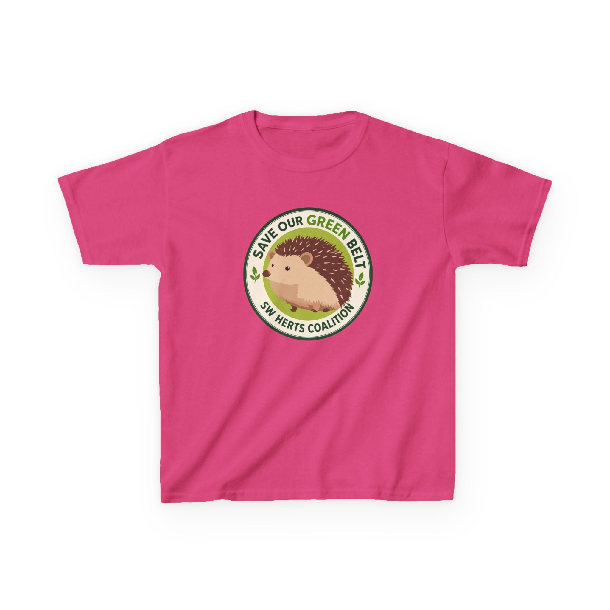 Kids T-Shirt - "Save Our Greenbelt" Hedgehog