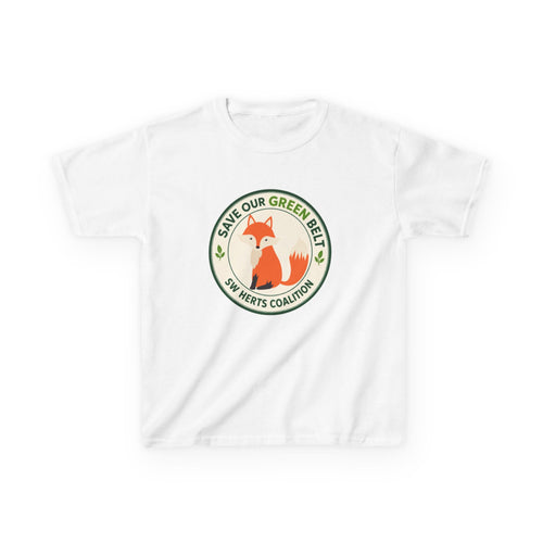 Kids T-Shirt  -  "Save Our Green Belt" Fox