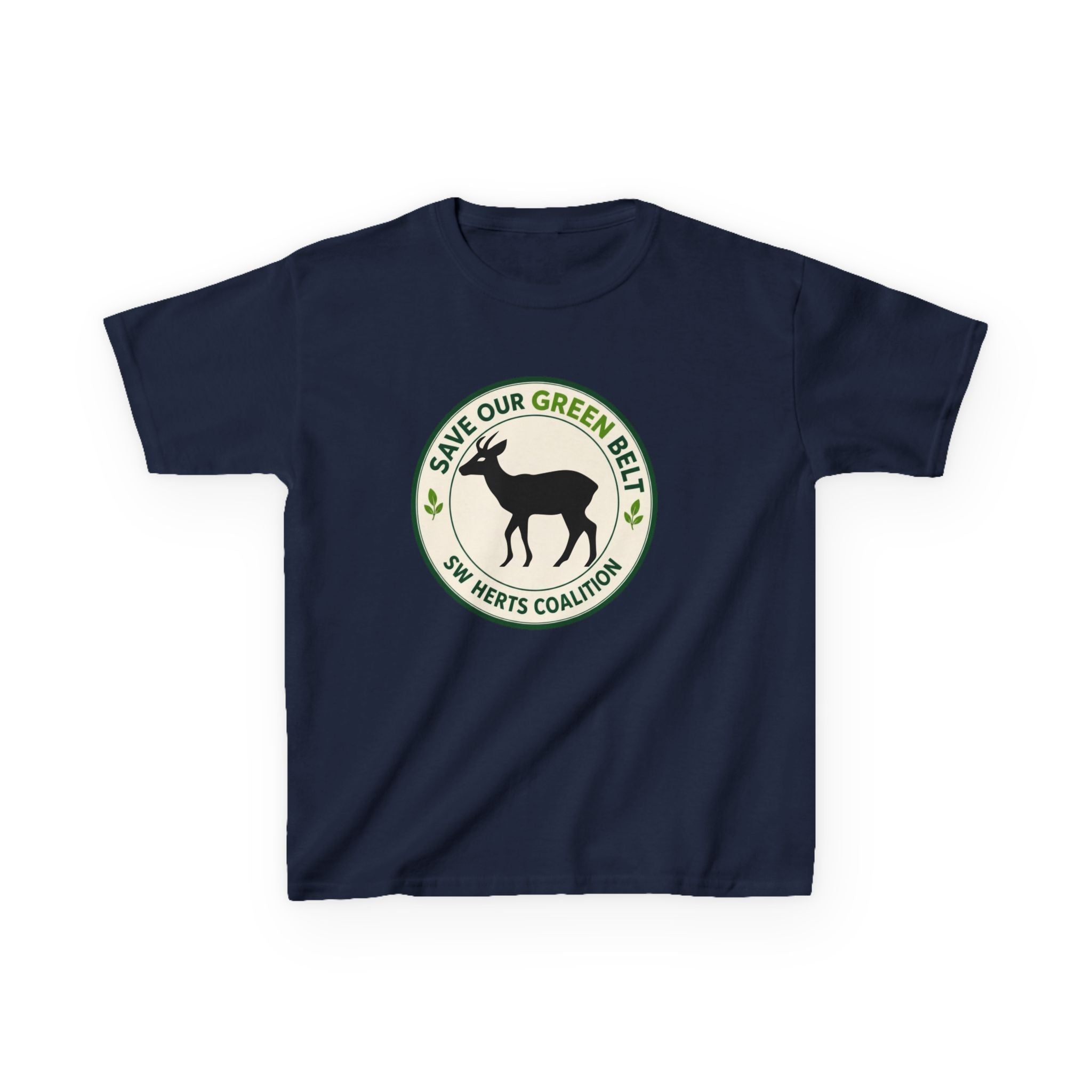 Kids T-Shirt — "Save Our Green Belt" Deer