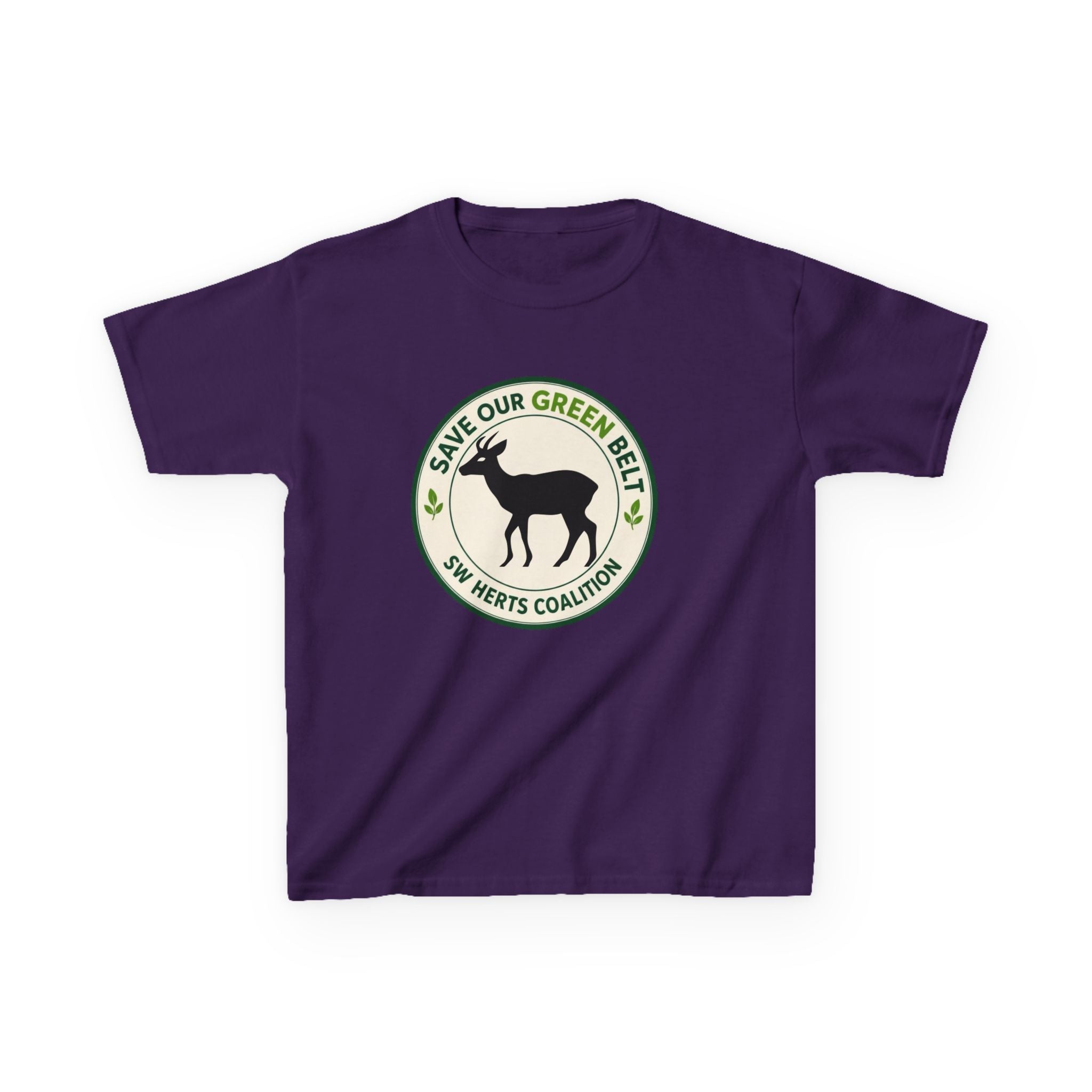 Kids T-Shirt — "Save Our Green Belt" Deer