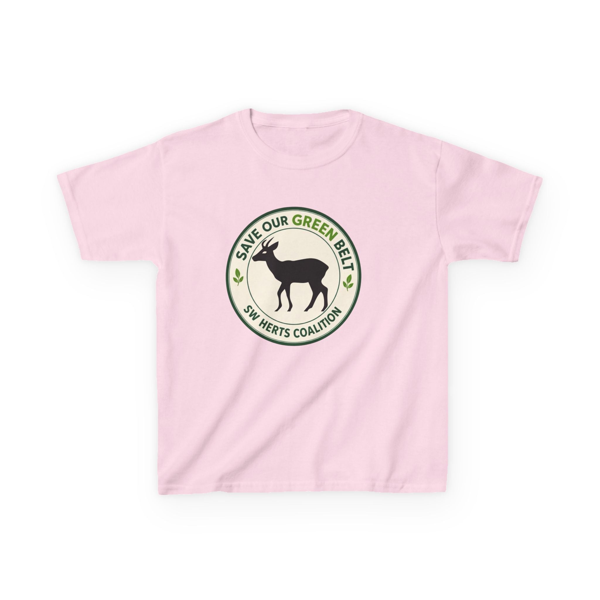 Kids T-Shirt — "Save Our Green Belt" Deer