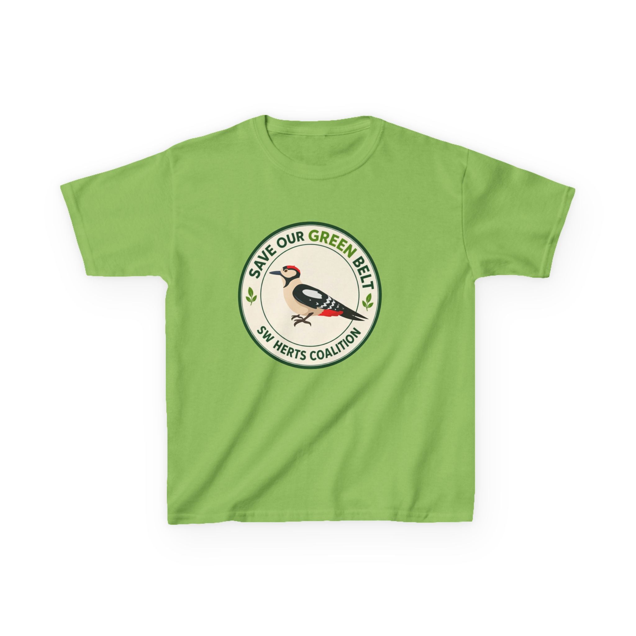Save Our Green Belt Kids T-Shirt - Woodpecker
