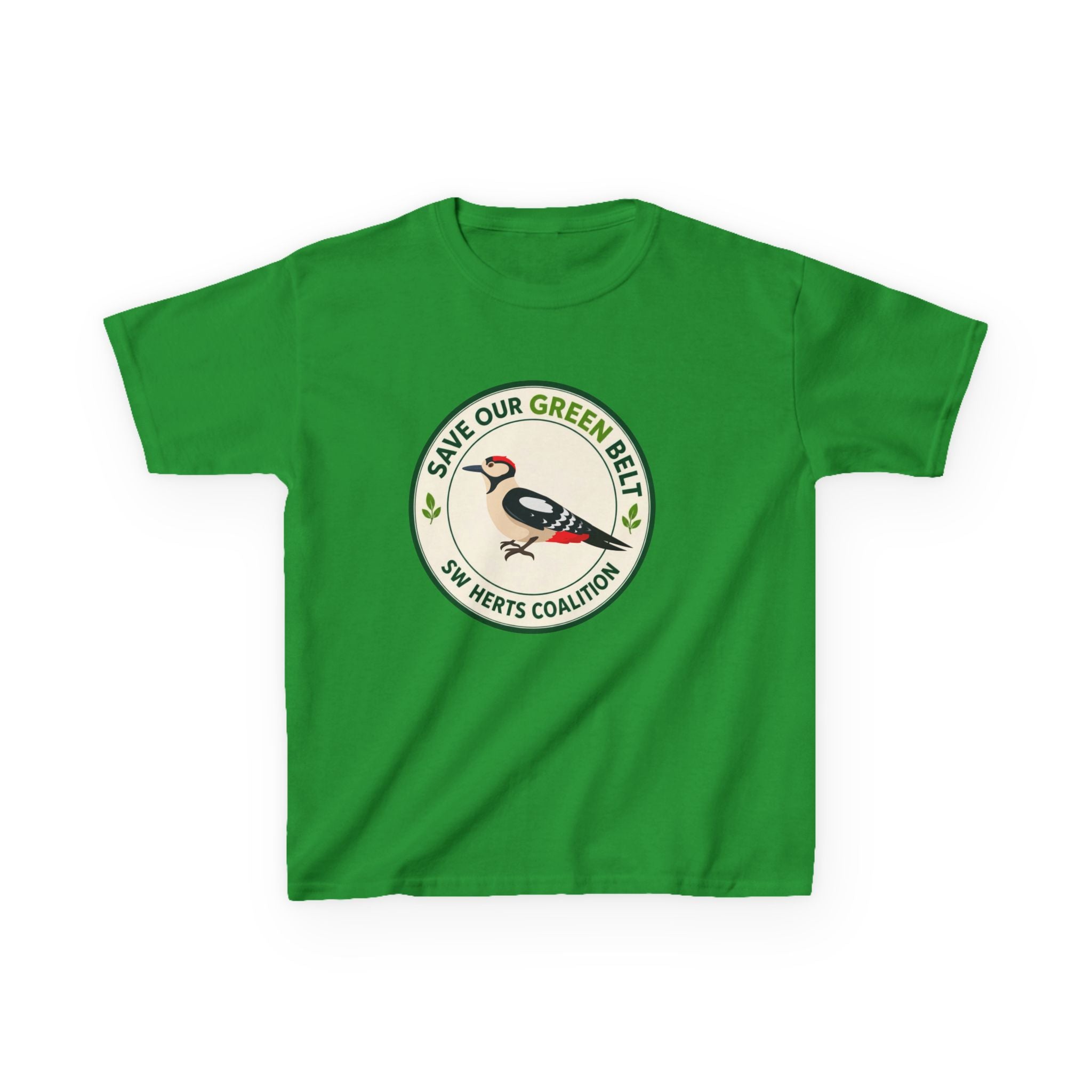 Save Our Green Belt Kids T-Shirt - Woodpecker