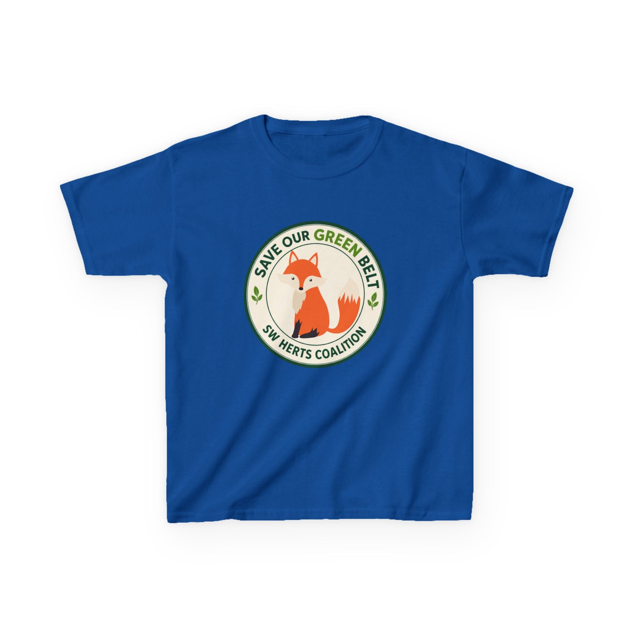 Kids T-Shirt  -  "Save Our Green Belt" Fox