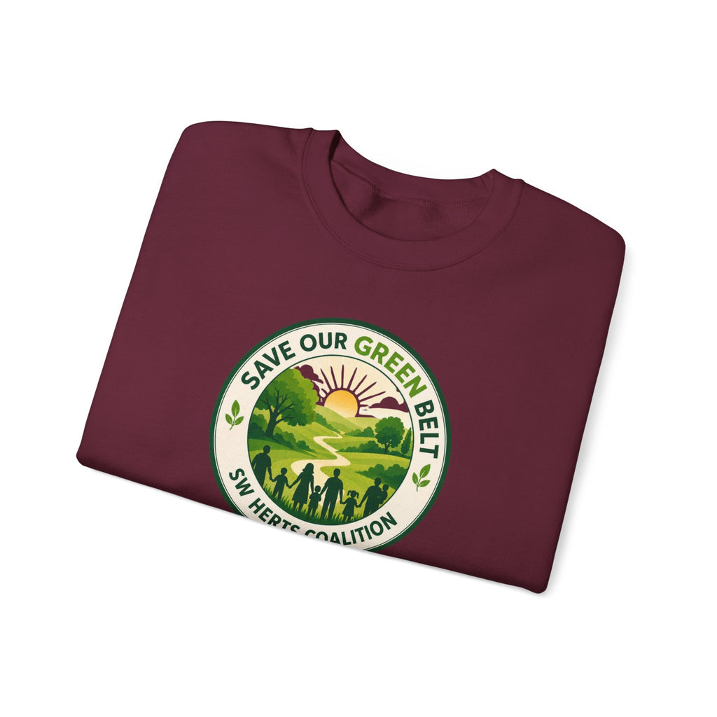 Save Our Green Belt Adult Crewneck Sweatshirt