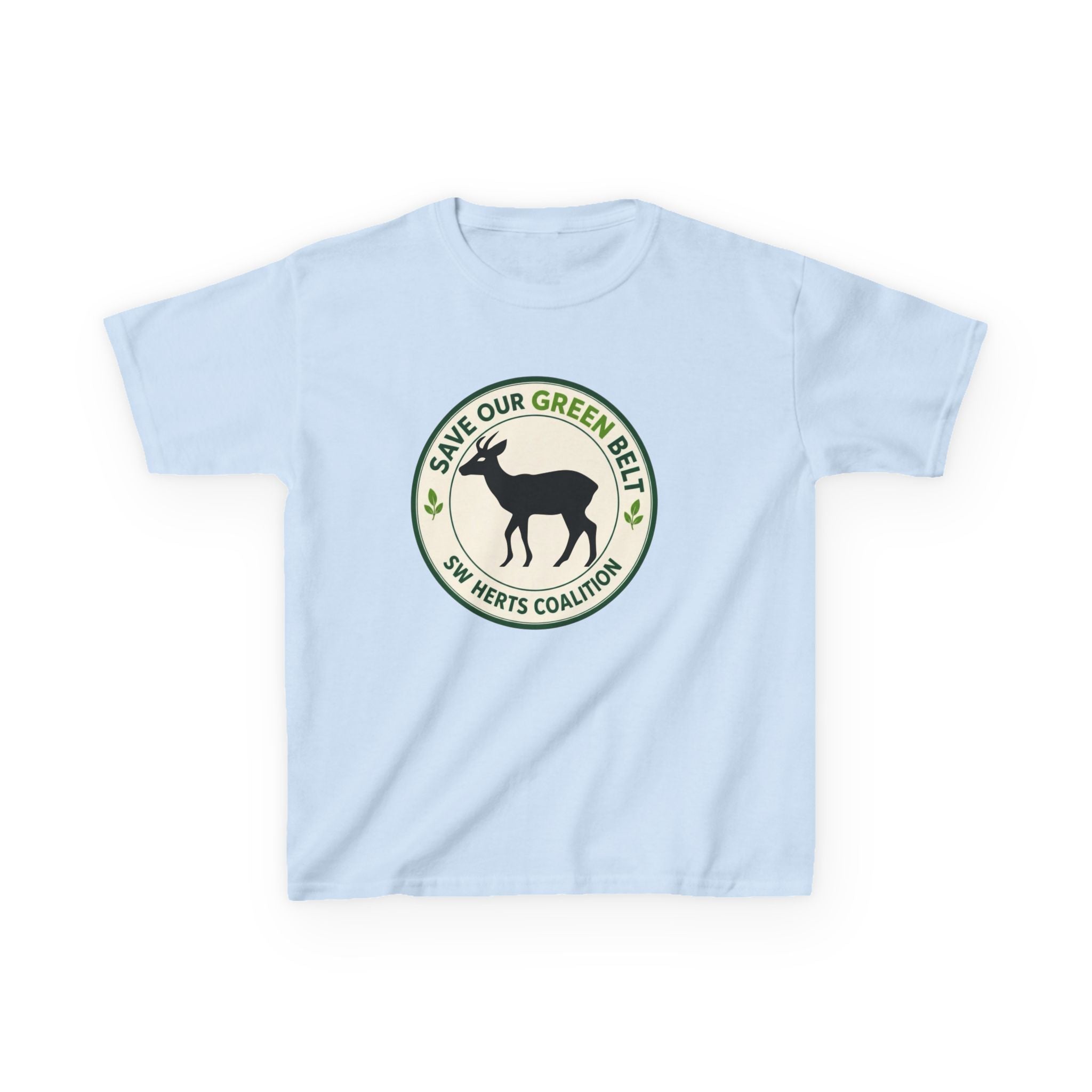 Kids T-Shirt — "Save Our Green Belt" Deer