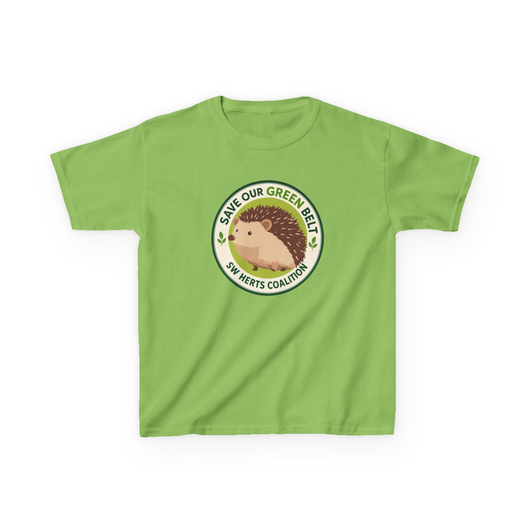 Kids T-Shirt - "Save Our Greenbelt" Hedgehog