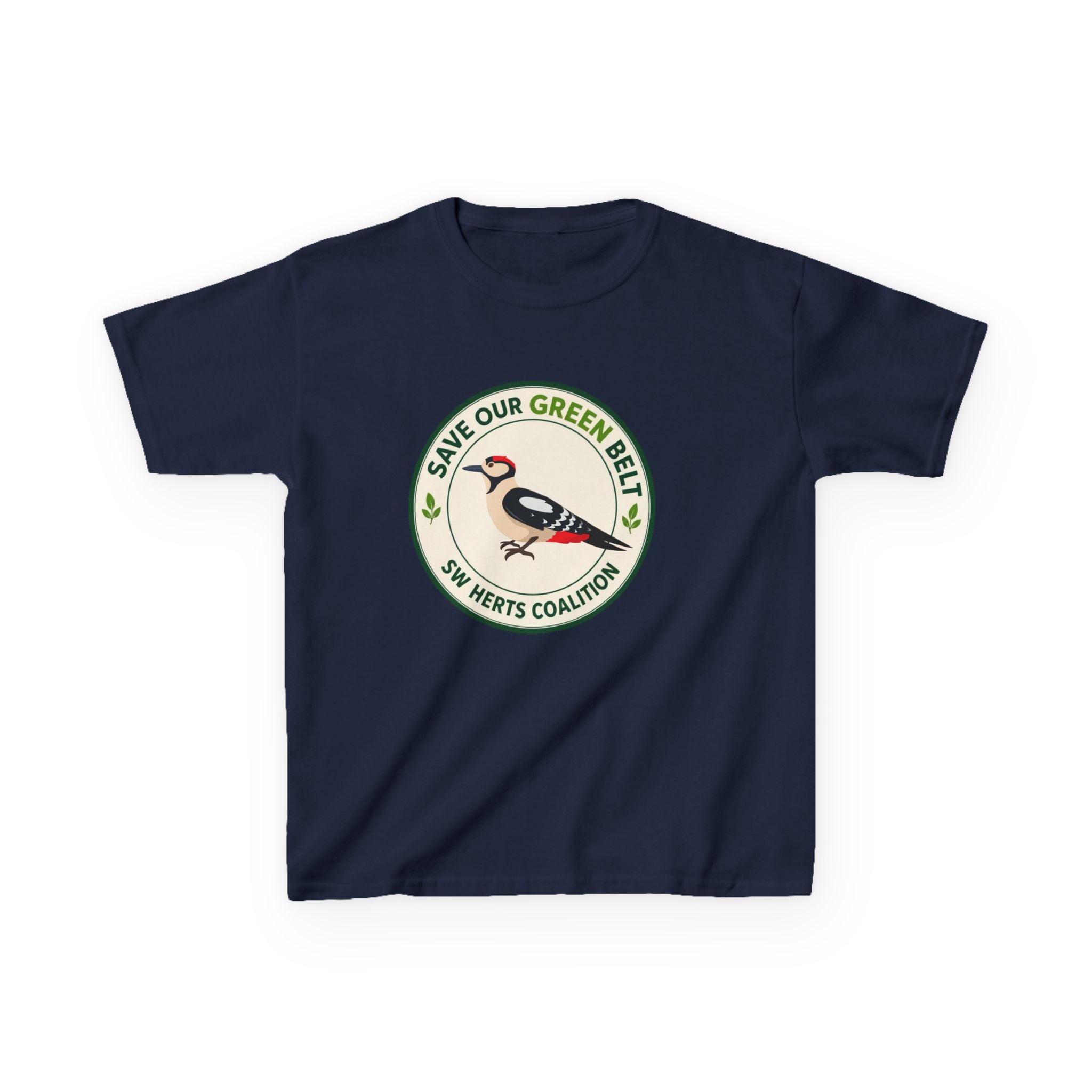 Save Our Green Belt Kids T-Shirt - Woodpecker