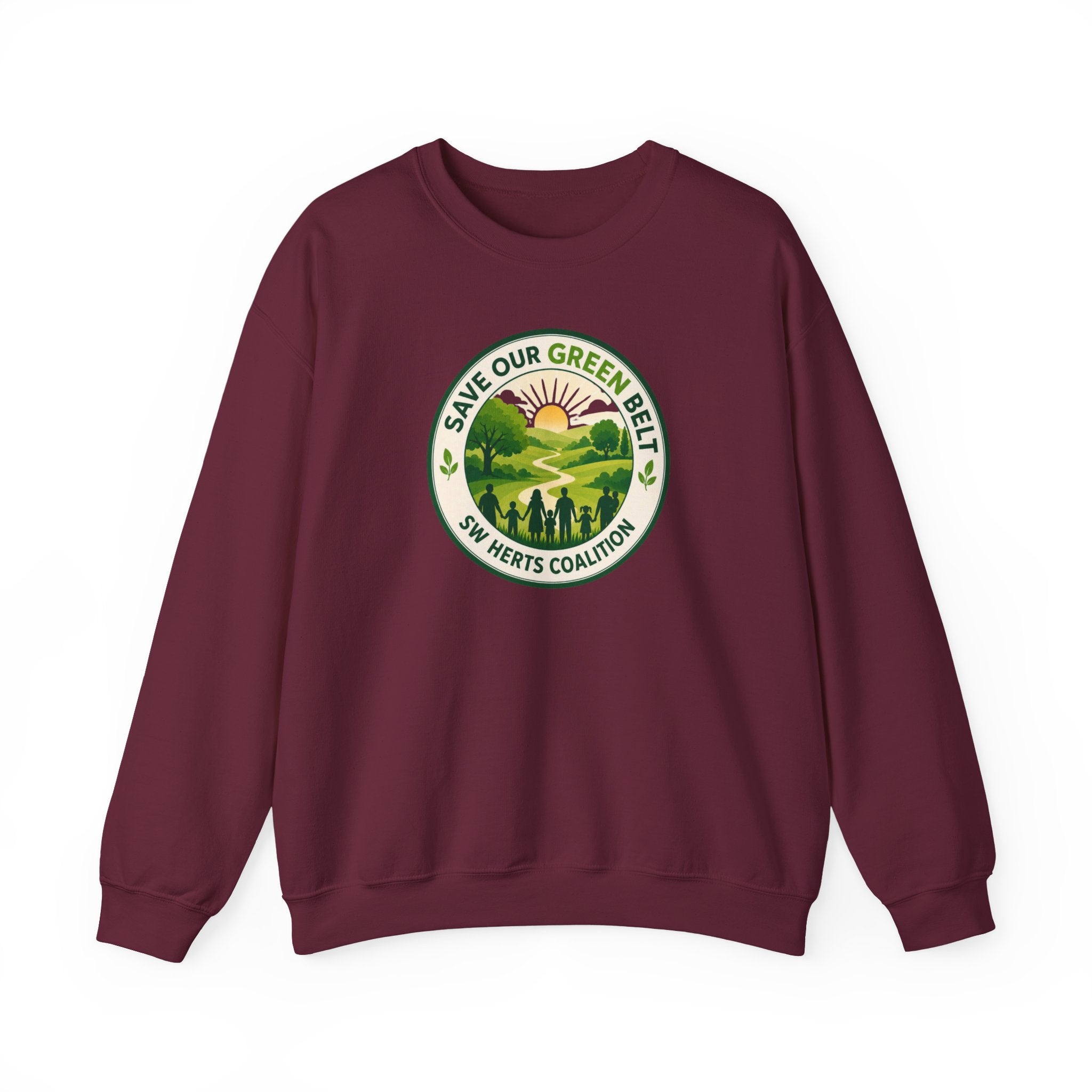 Save Our Green Belt Adult Crewneck Sweatshirt