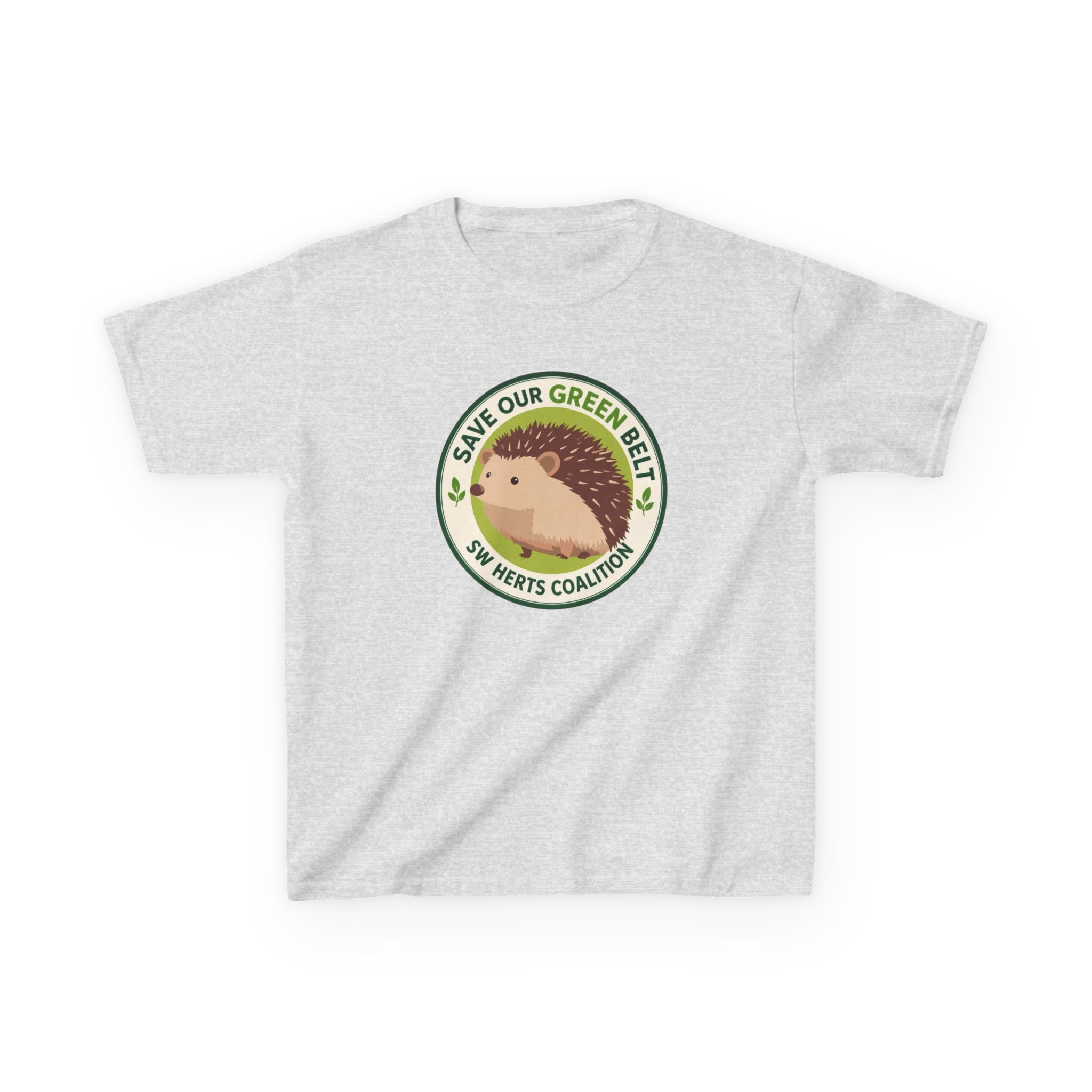 Kids T-Shirt - "Save Our Greenbelt" Hedgehog