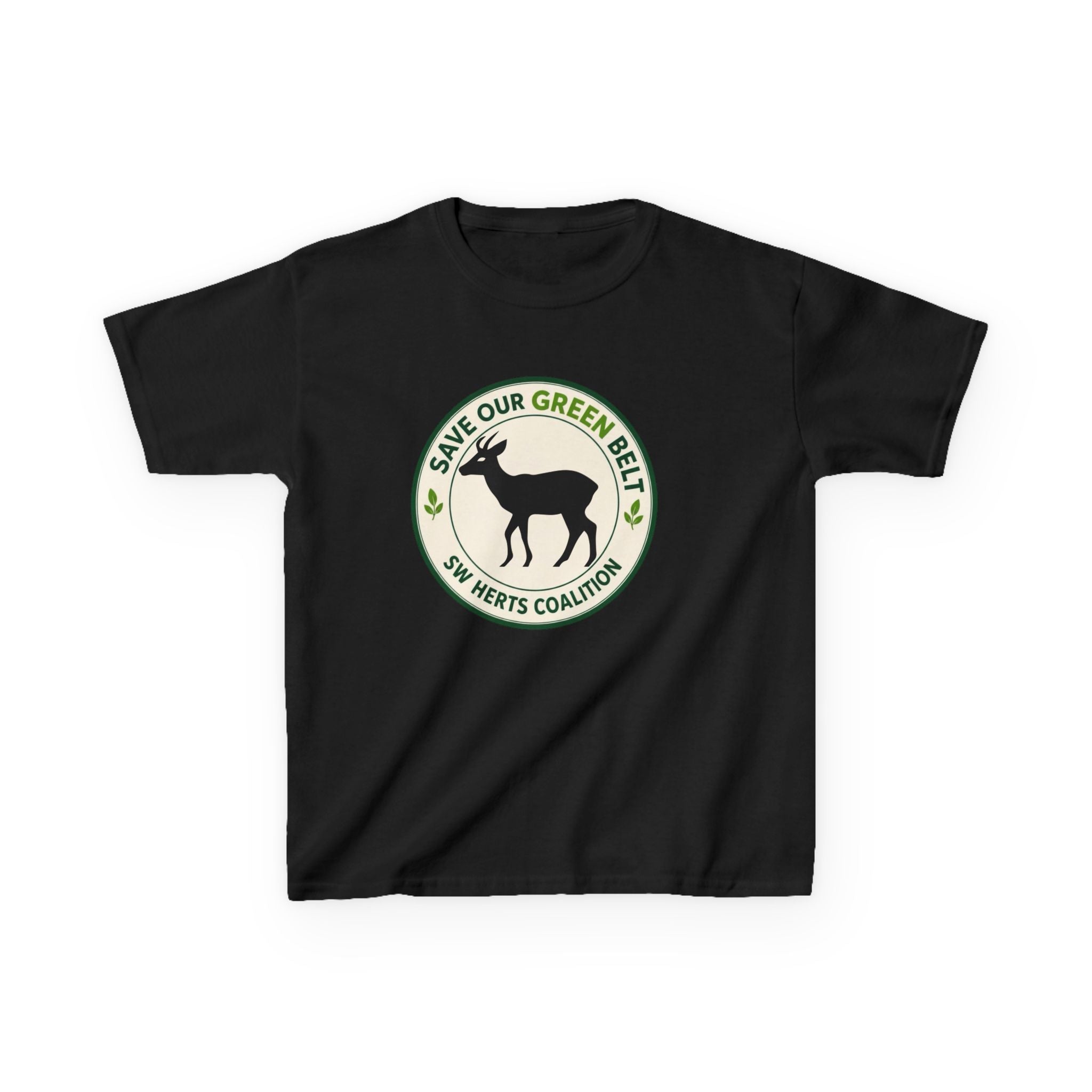 Kids T-Shirt — "Save Our Green Belt" Deer