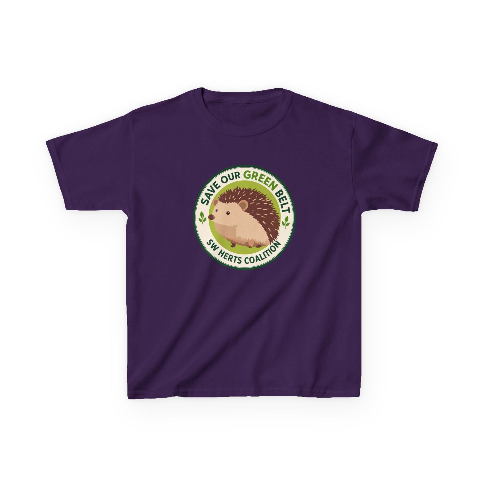 Kids T-Shirt - "Save Our Greenbelt" Hedgehog