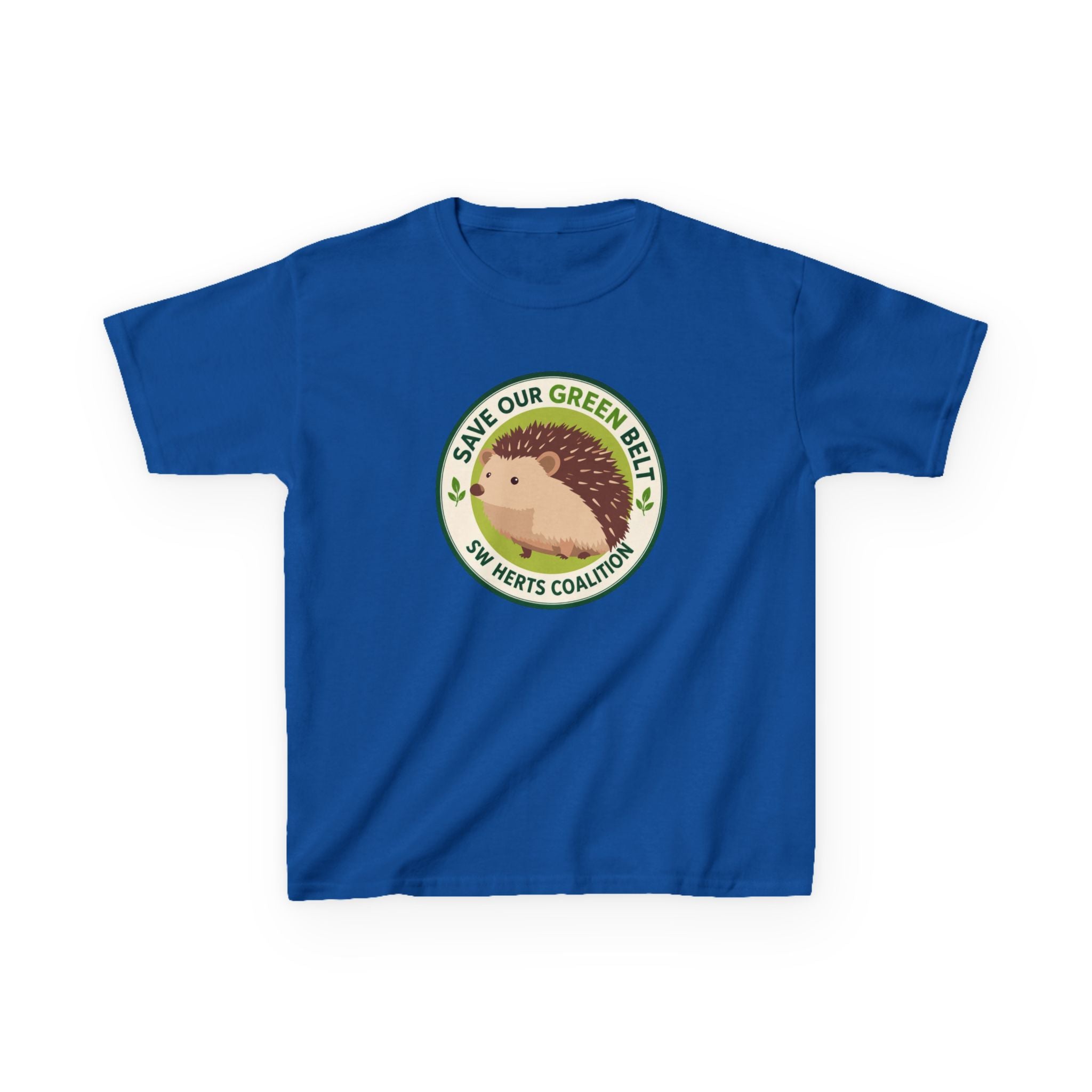 Kids T-Shirt - "Save Our Greenbelt" Hedgehog