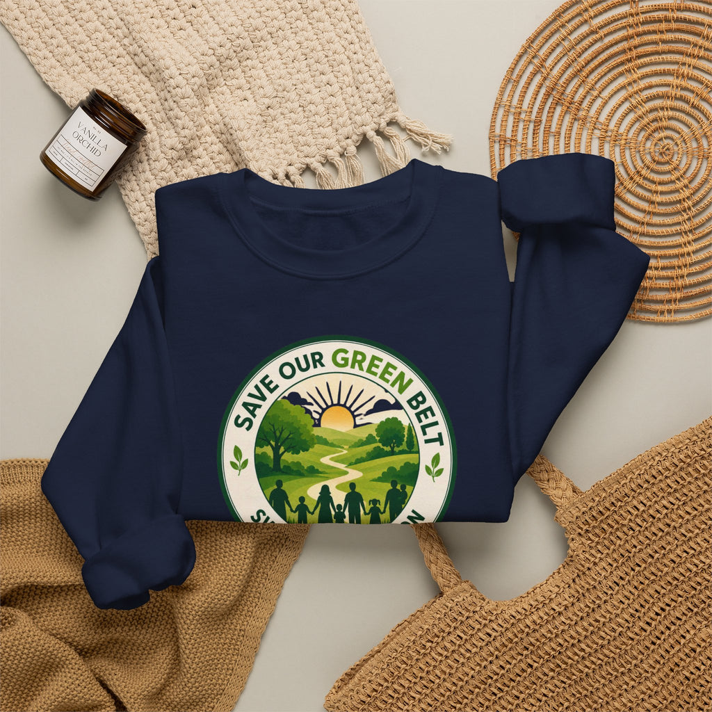 Save Our Green Belt Adult Crewneck Sweatshirt