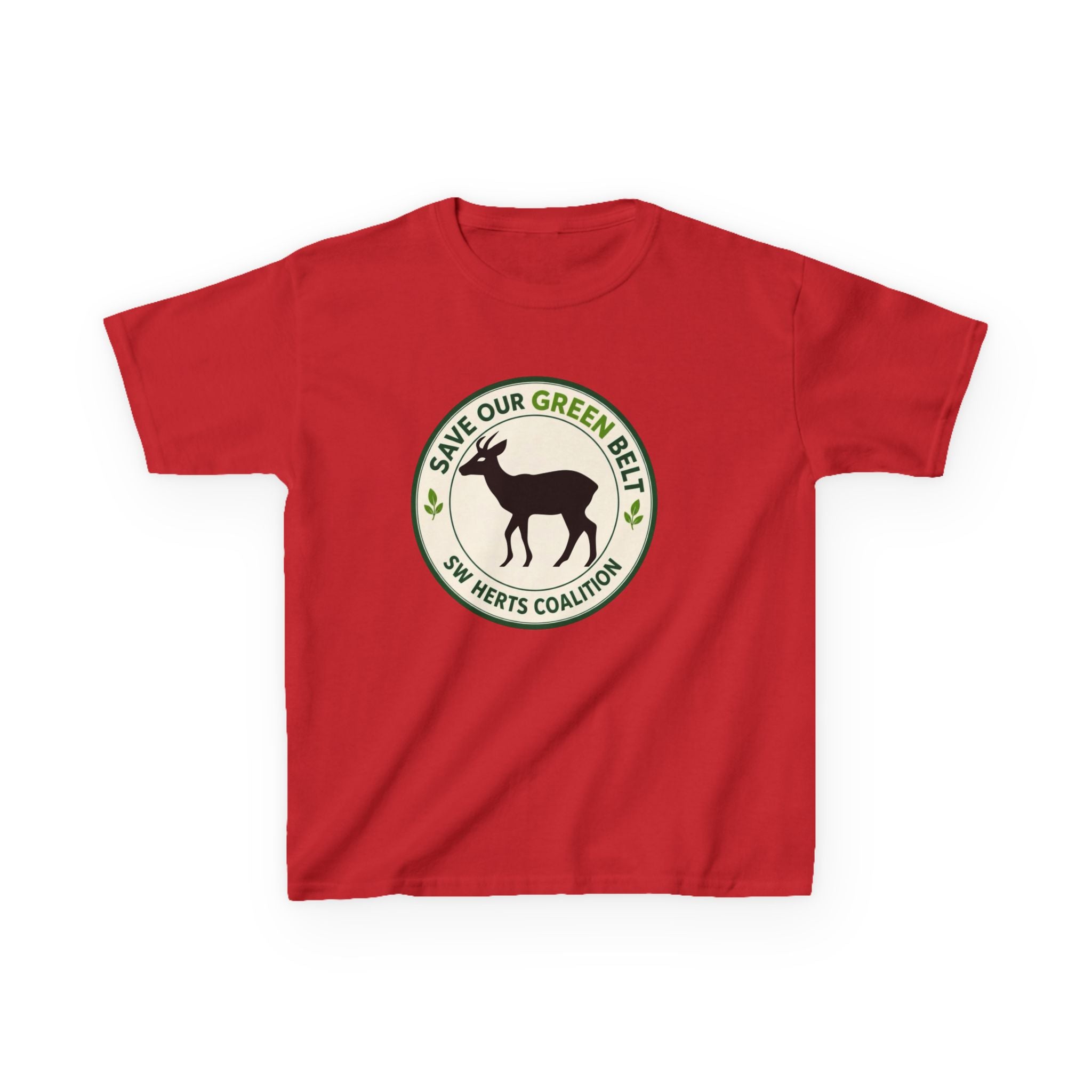 Kids T-Shirt — "Save Our Green Belt" Deer