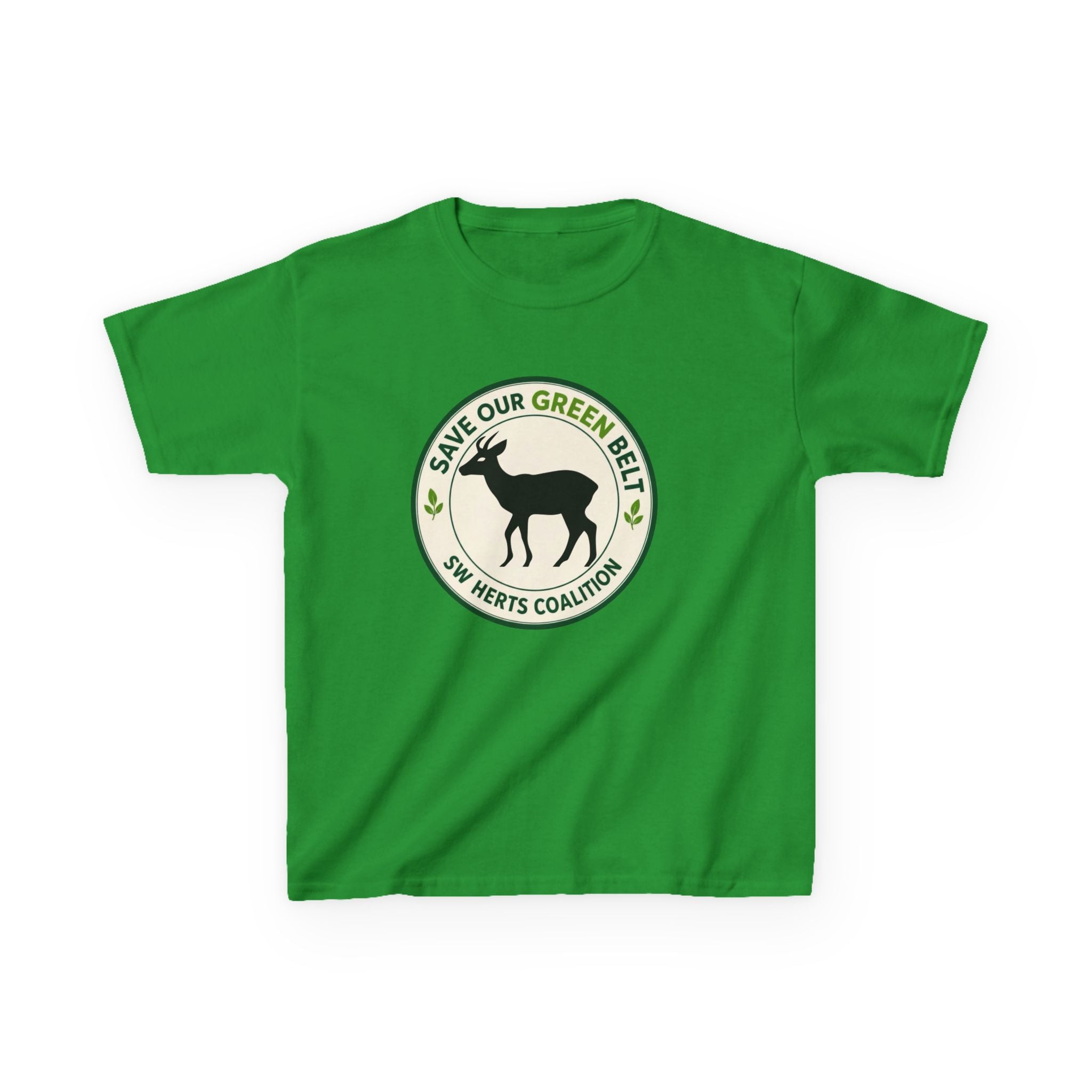 Kids T-Shirt — "Save Our Green Belt" Deer