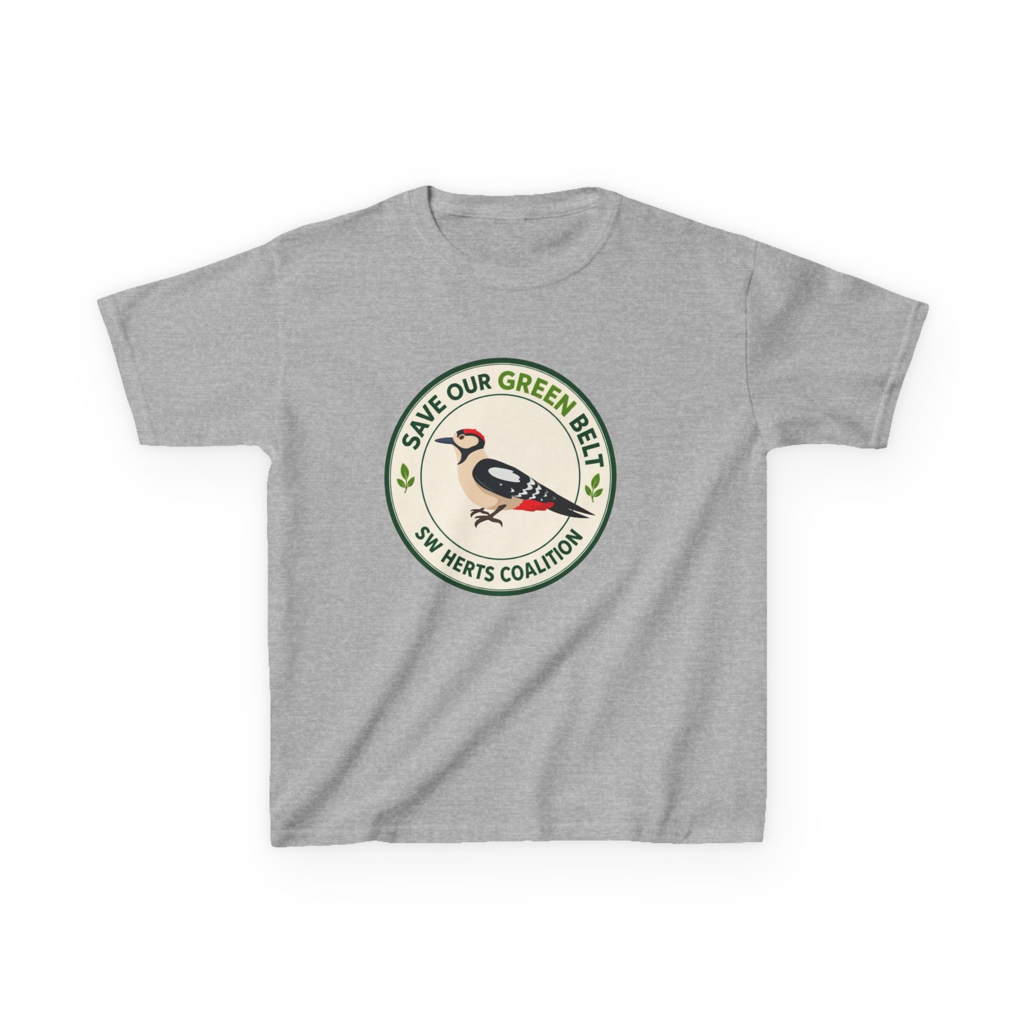Save Our Green Belt Kids T-Shirt - Woodpecker