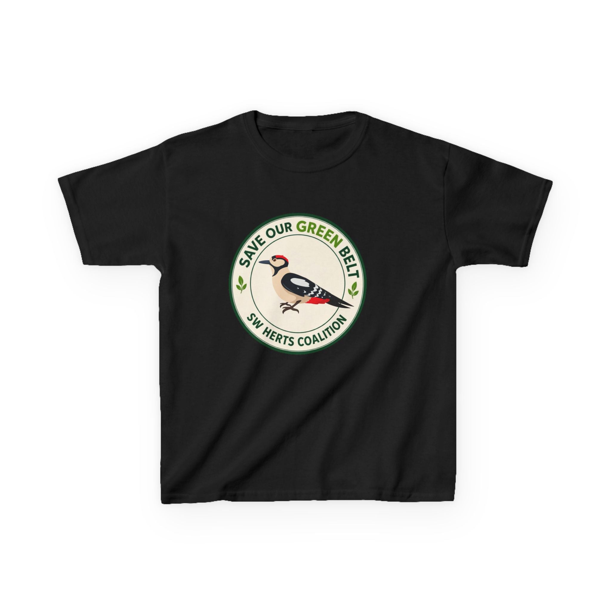 Save Our Green Belt Kids T-Shirt - Woodpecker