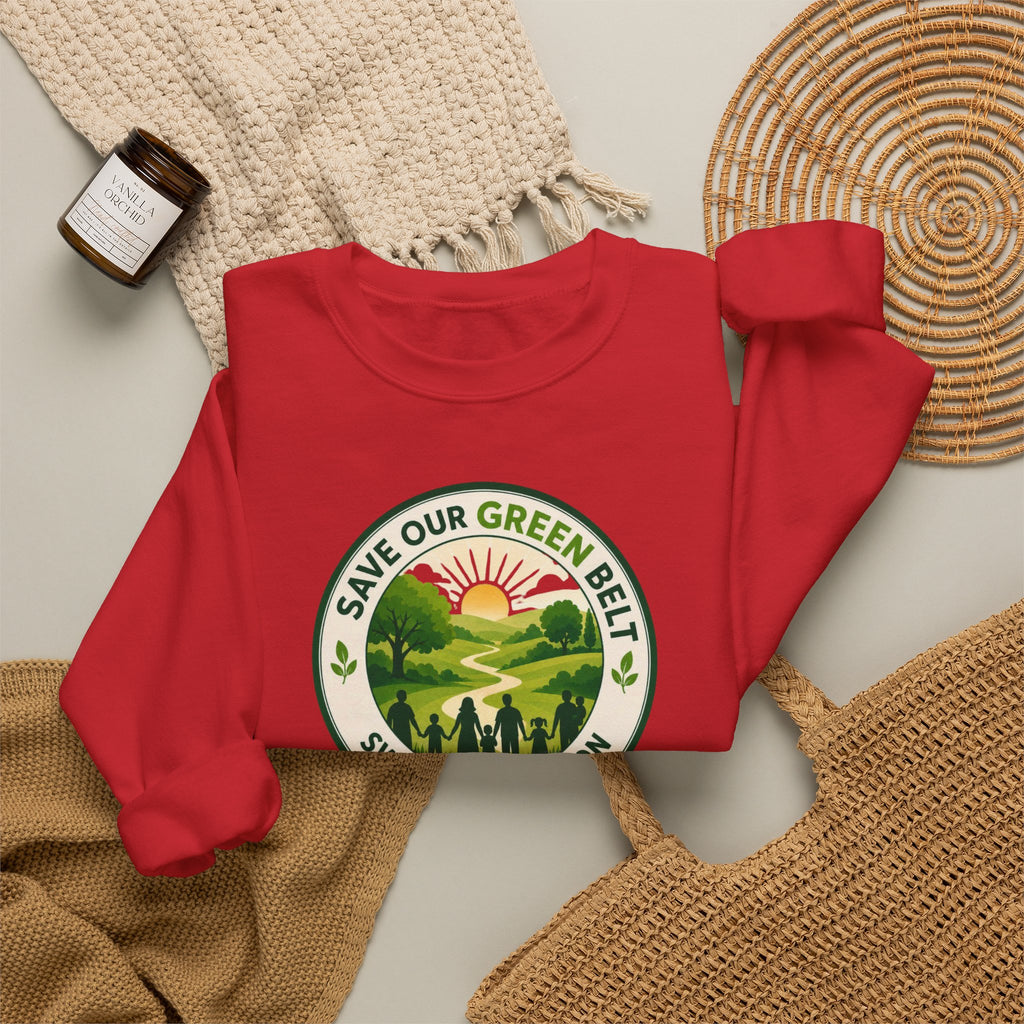 Save Our Green Belt Adult Crewneck Sweatshirt