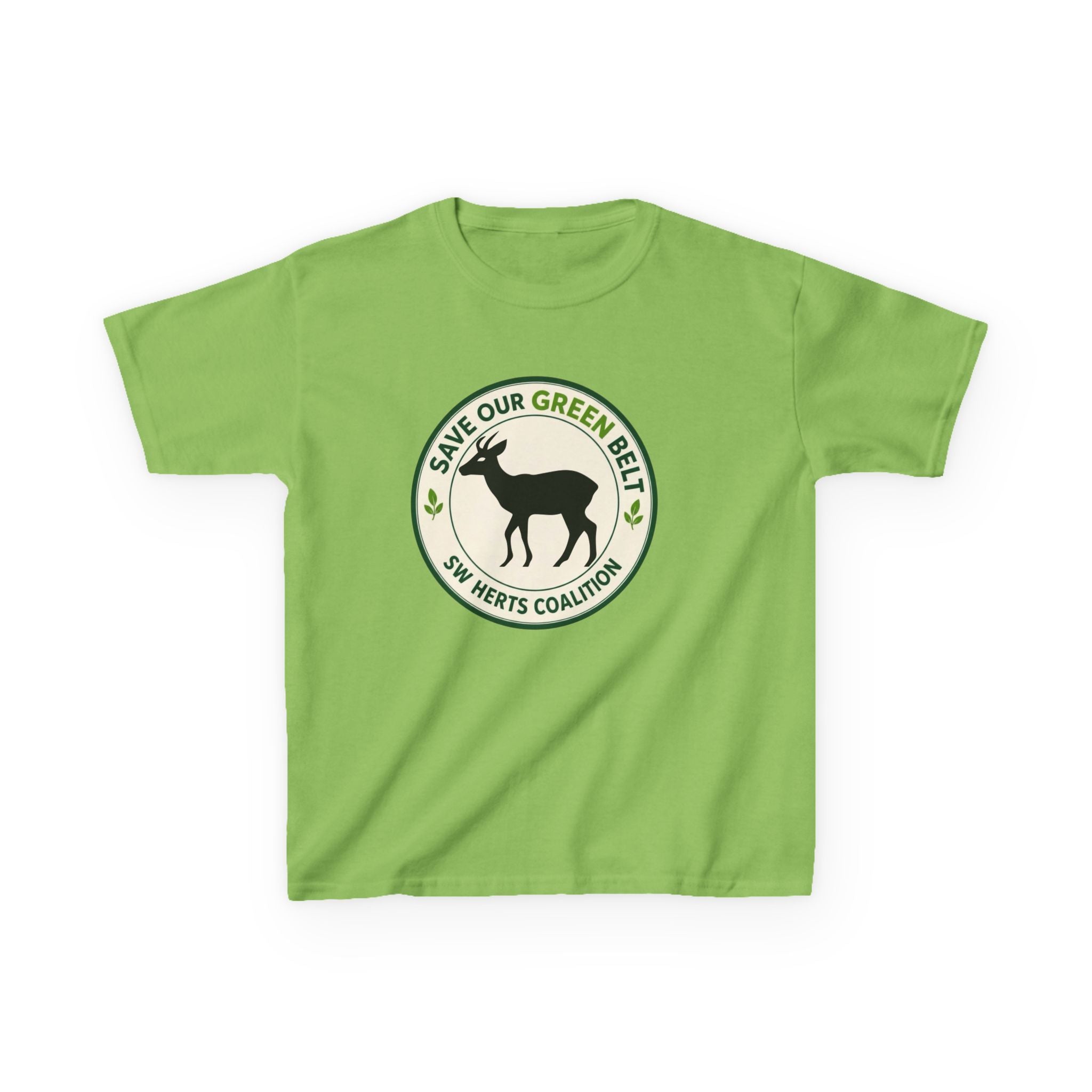 Kids T-Shirt — "Save Our Green Belt" Deer