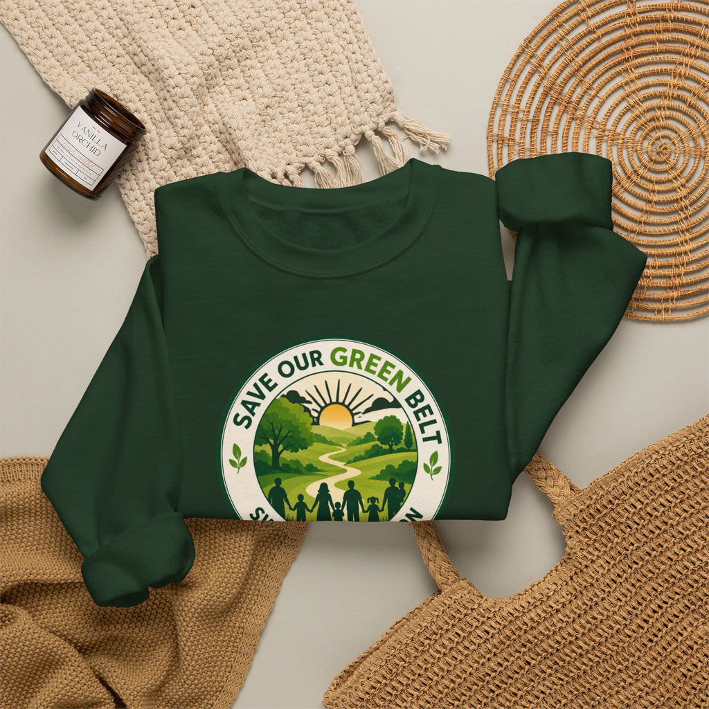 Save Our Green Belt Adult Crewneck Sweatshirt