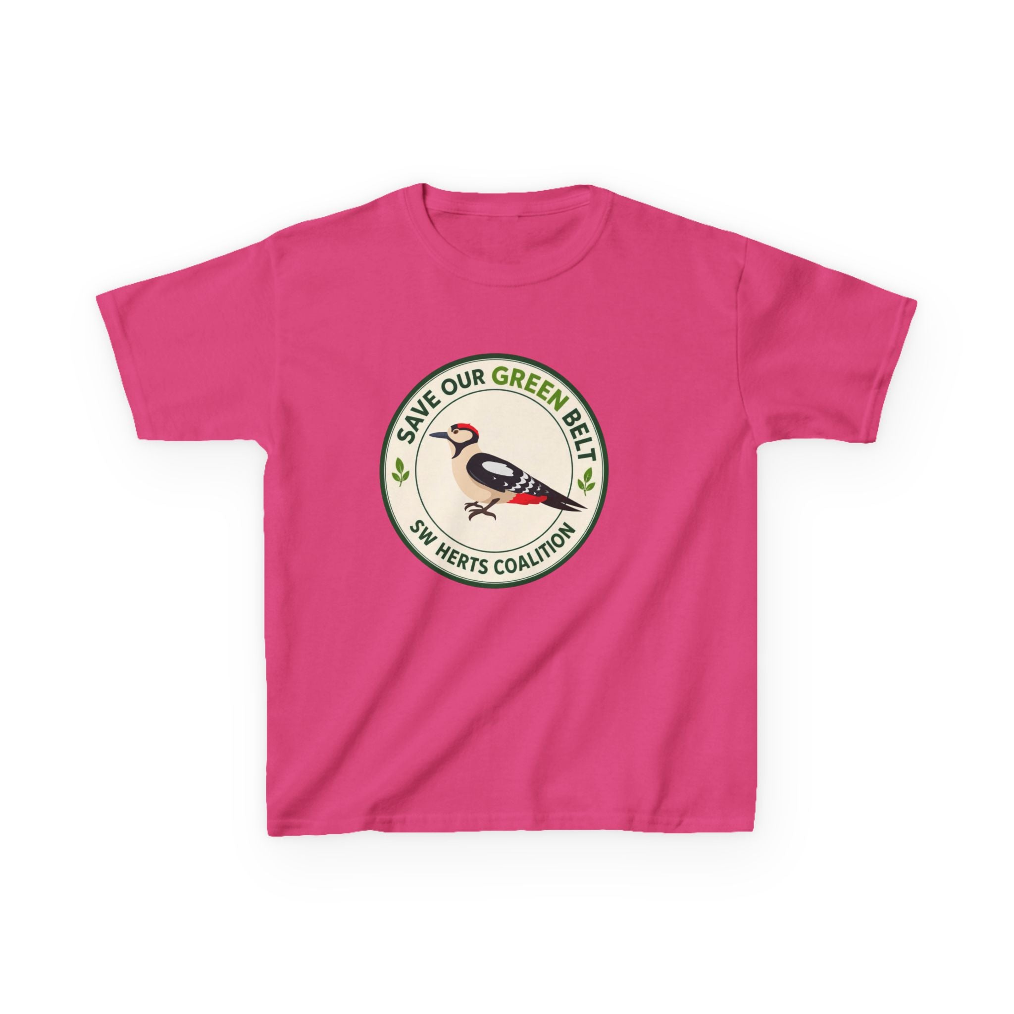 Save Our Green Belt Kids T-Shirt - Woodpecker