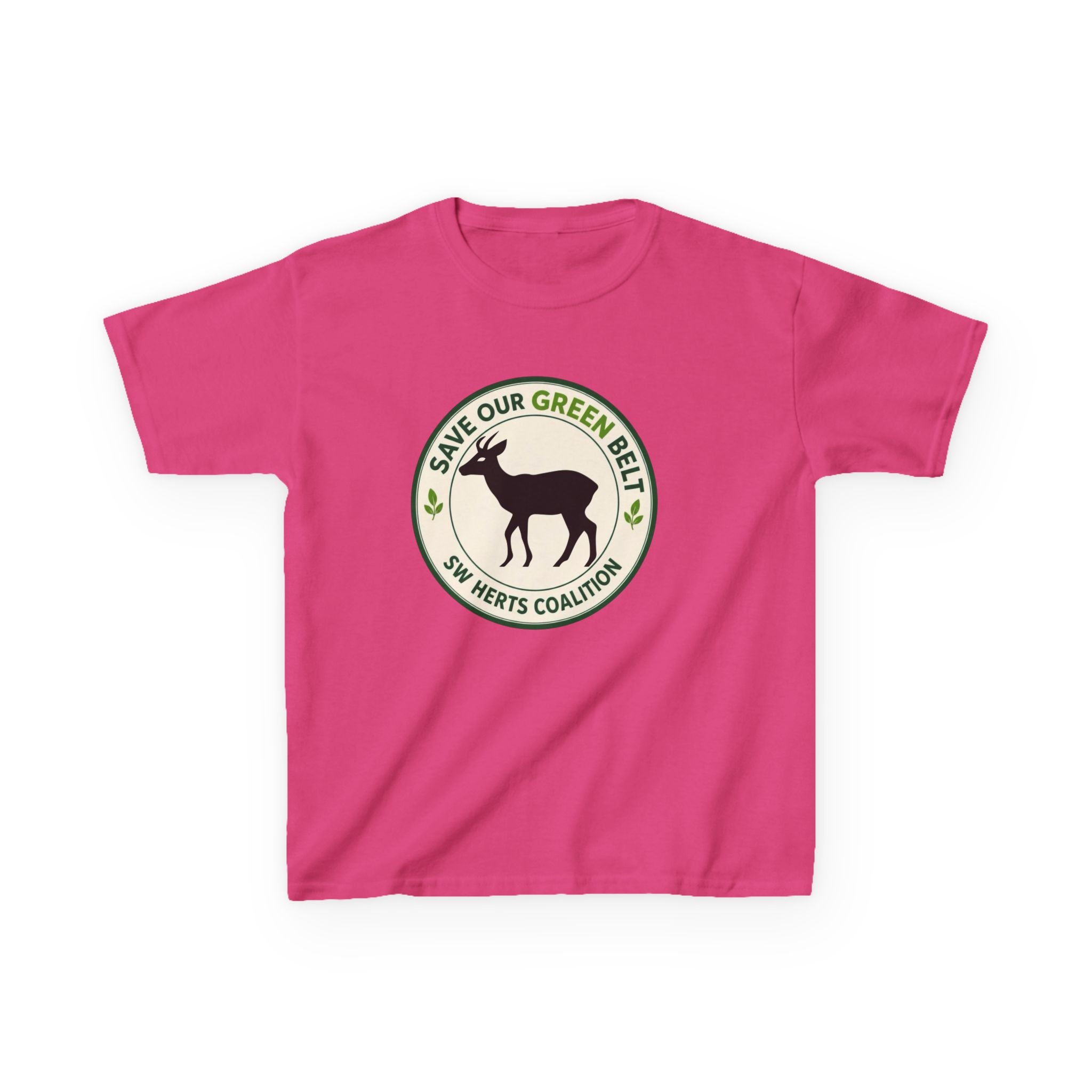 Kids T-Shirt — "Save Our Green Belt" Deer