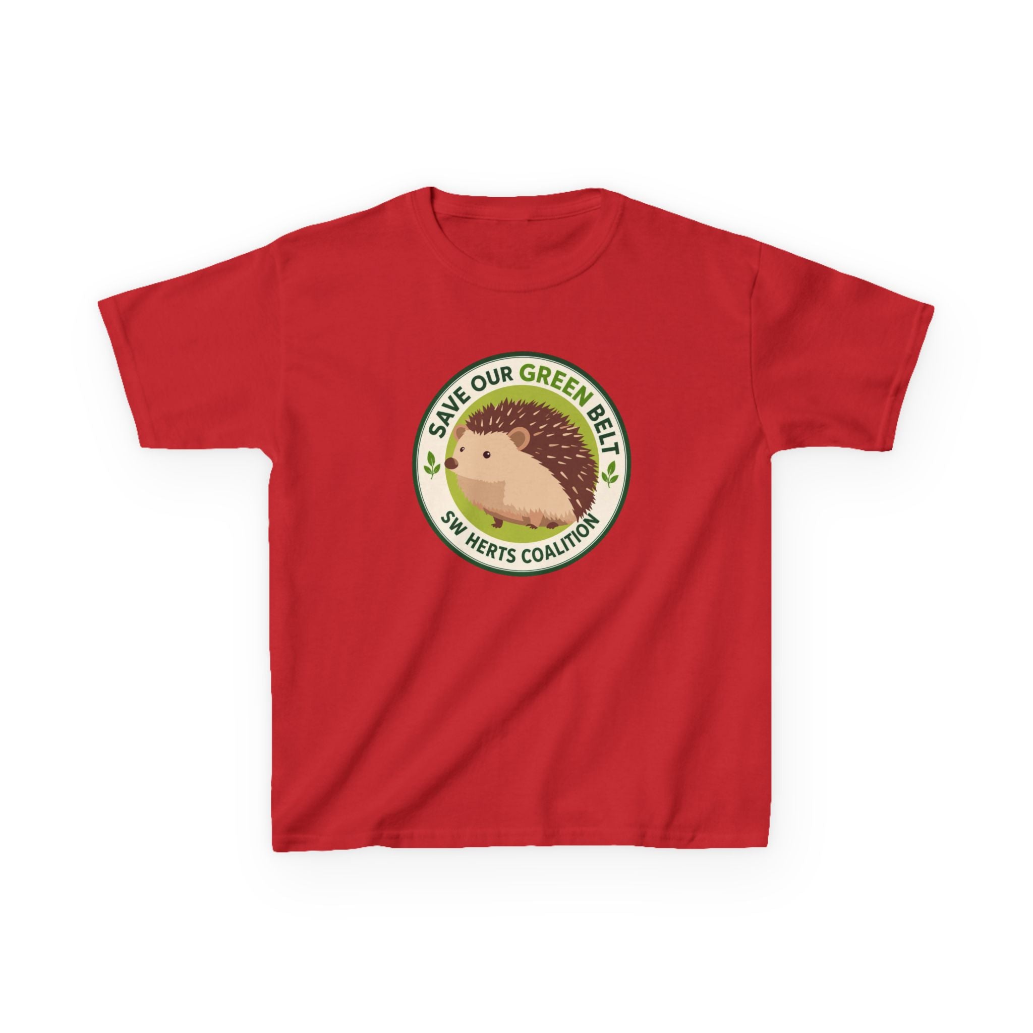 Kids T-Shirt - "Save Our Greenbelt" Hedgehog