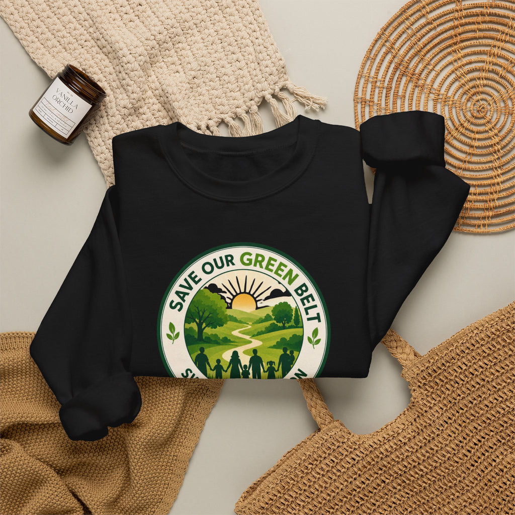 Save Our Green Belt Adult Crewneck Sweatshirt