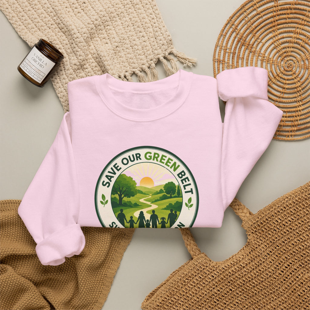 Save Our Green Belt Adult Crewneck Sweatshirt