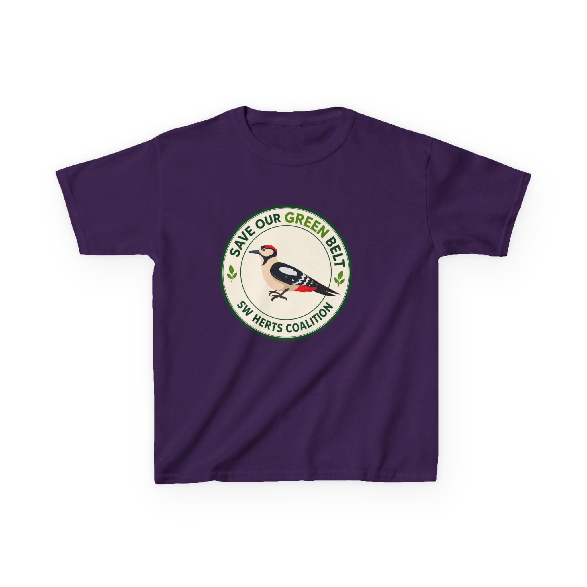 Save Our Green Belt Kids T-Shirt - Woodpecker