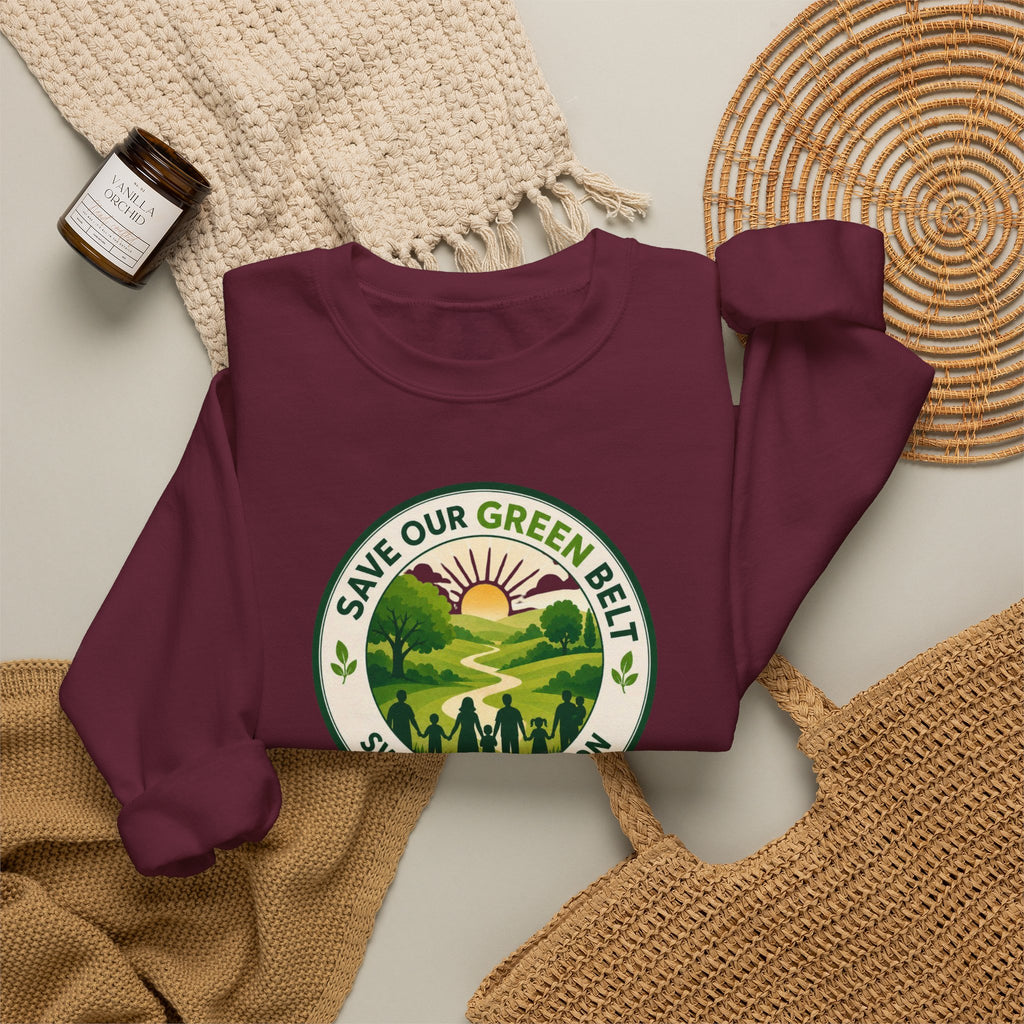 Save Our Green Belt Adult Crewneck Sweatshirt
