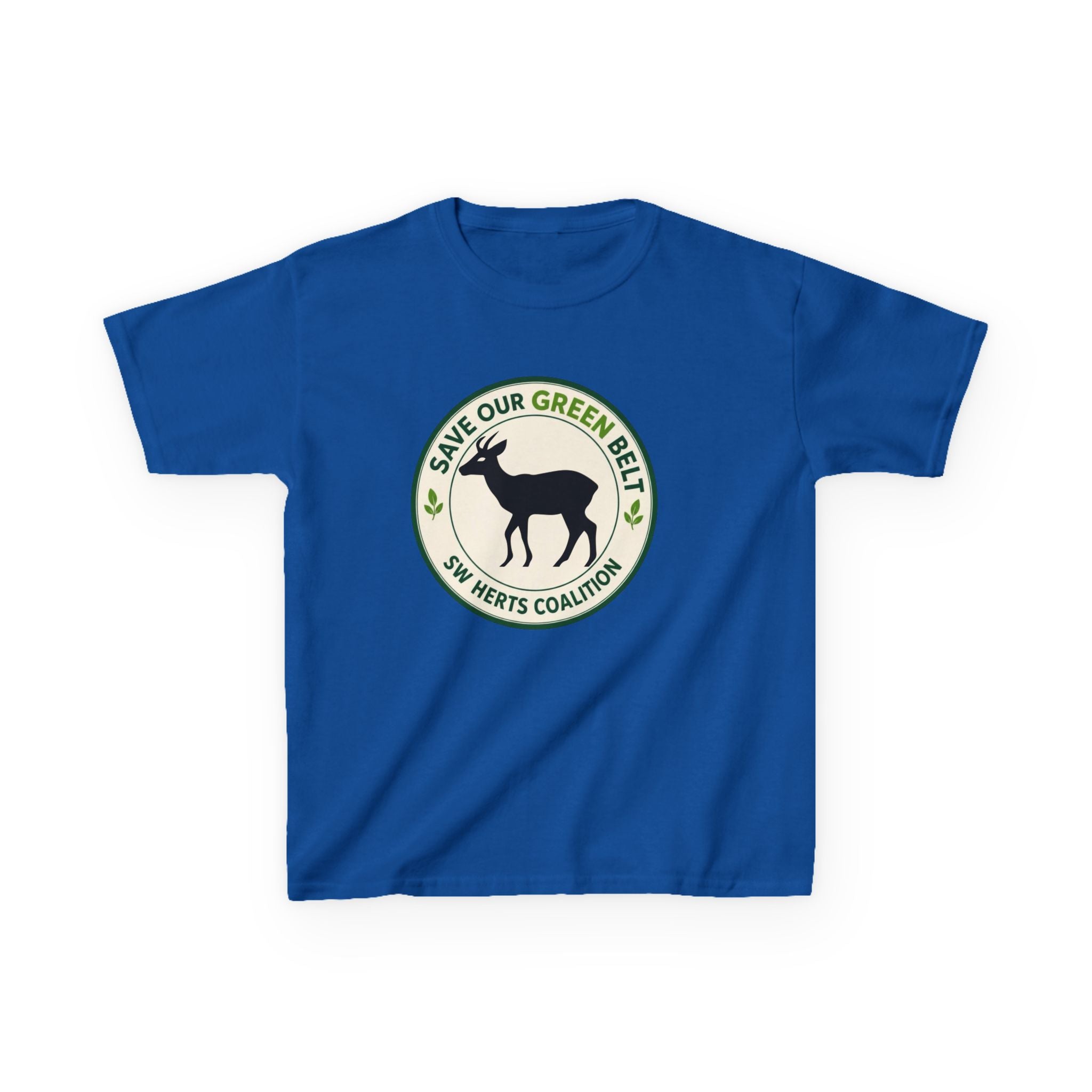 Kids T-Shirt — "Save Our Green Belt" Deer