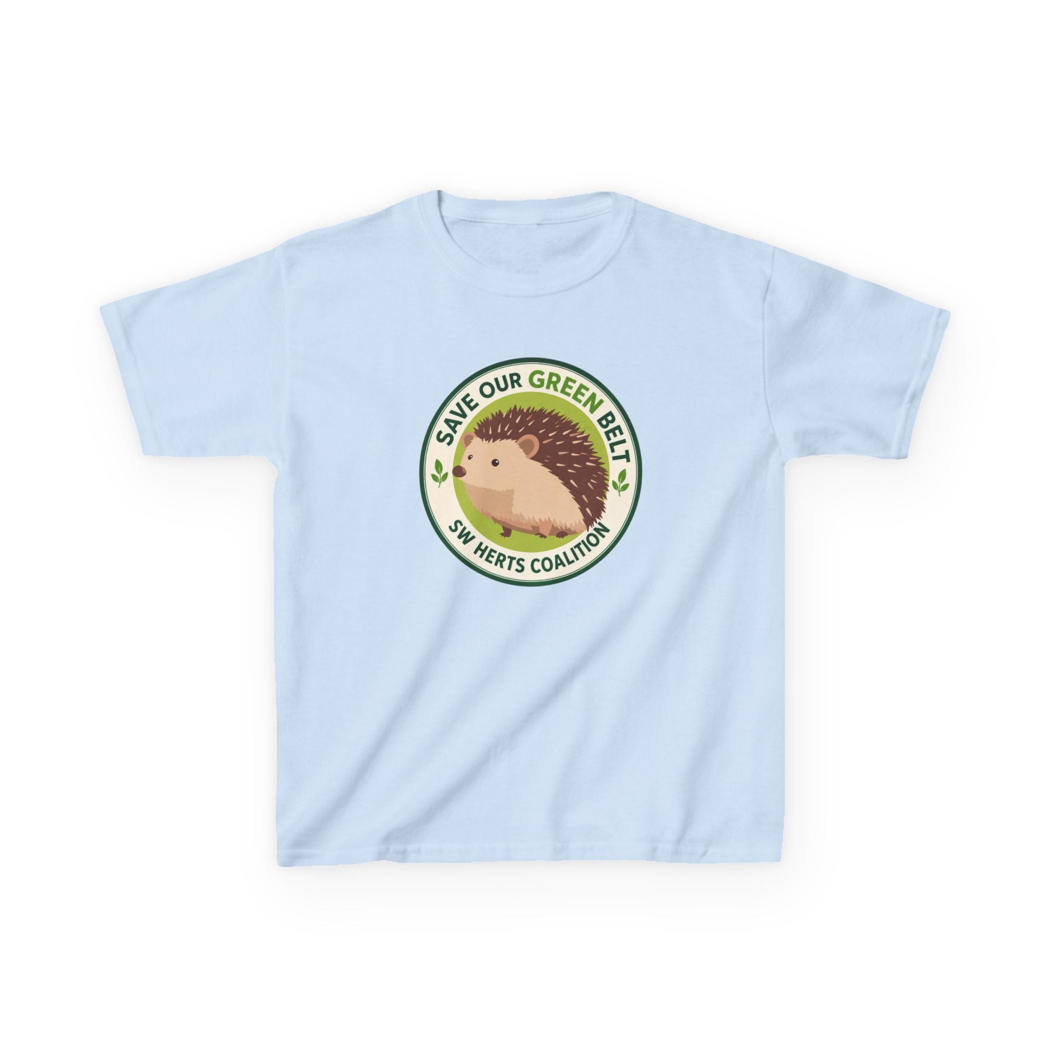 Kids T-Shirt - "Save Our Greenbelt" Hedgehog
