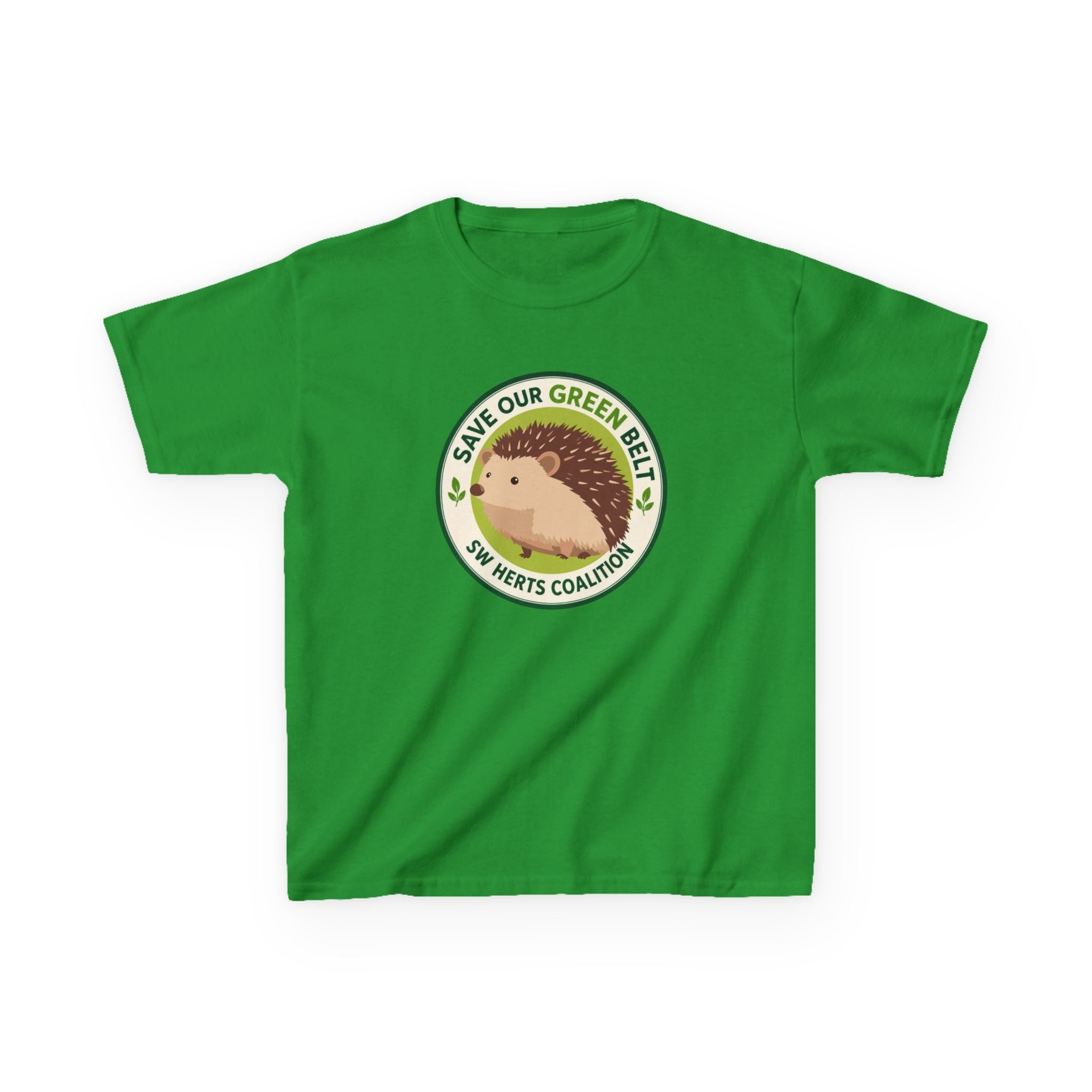 Kids T-Shirt - "Save Our Greenbelt" Hedgehog