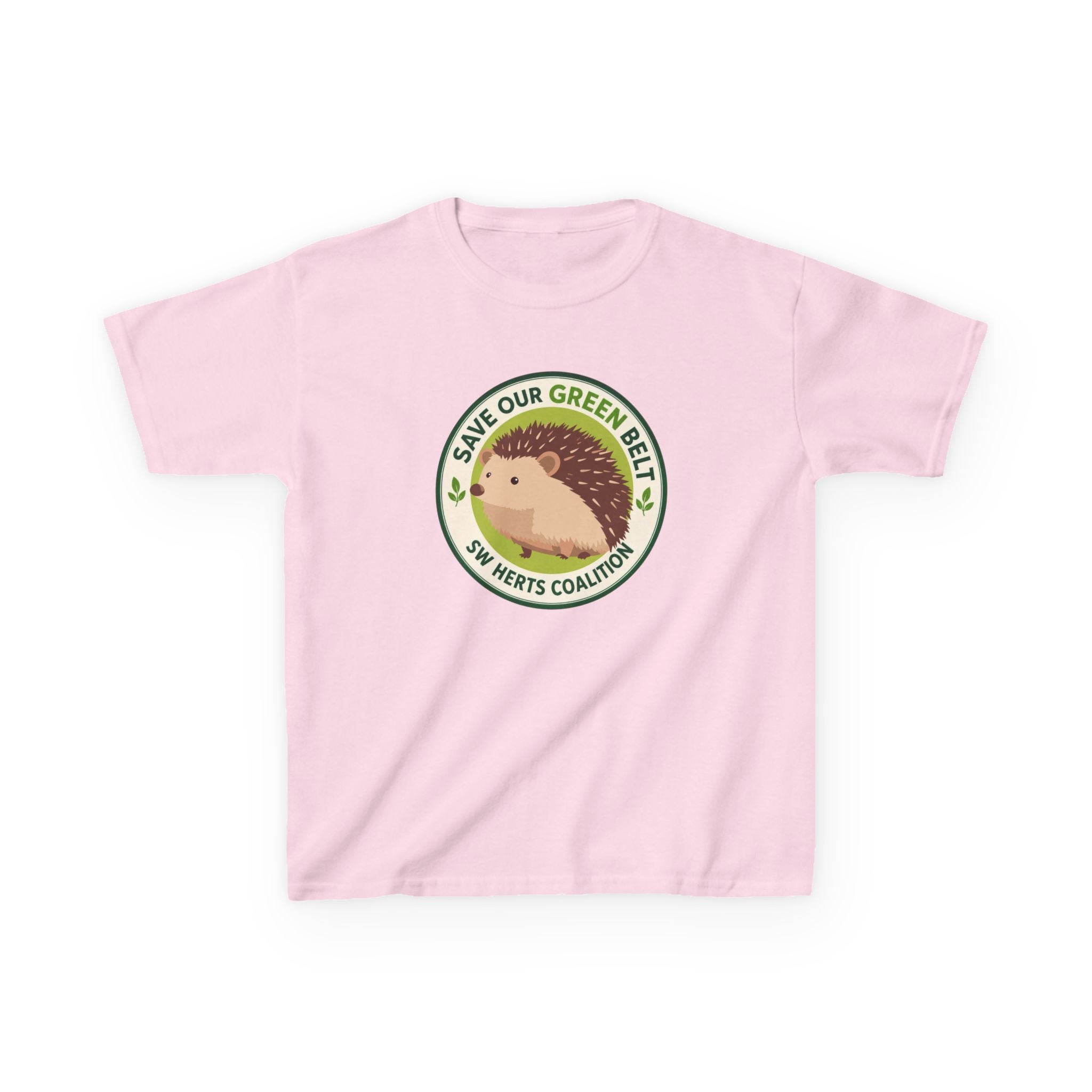 Kids T-Shirt - "Save Our Greenbelt" Hedgehog