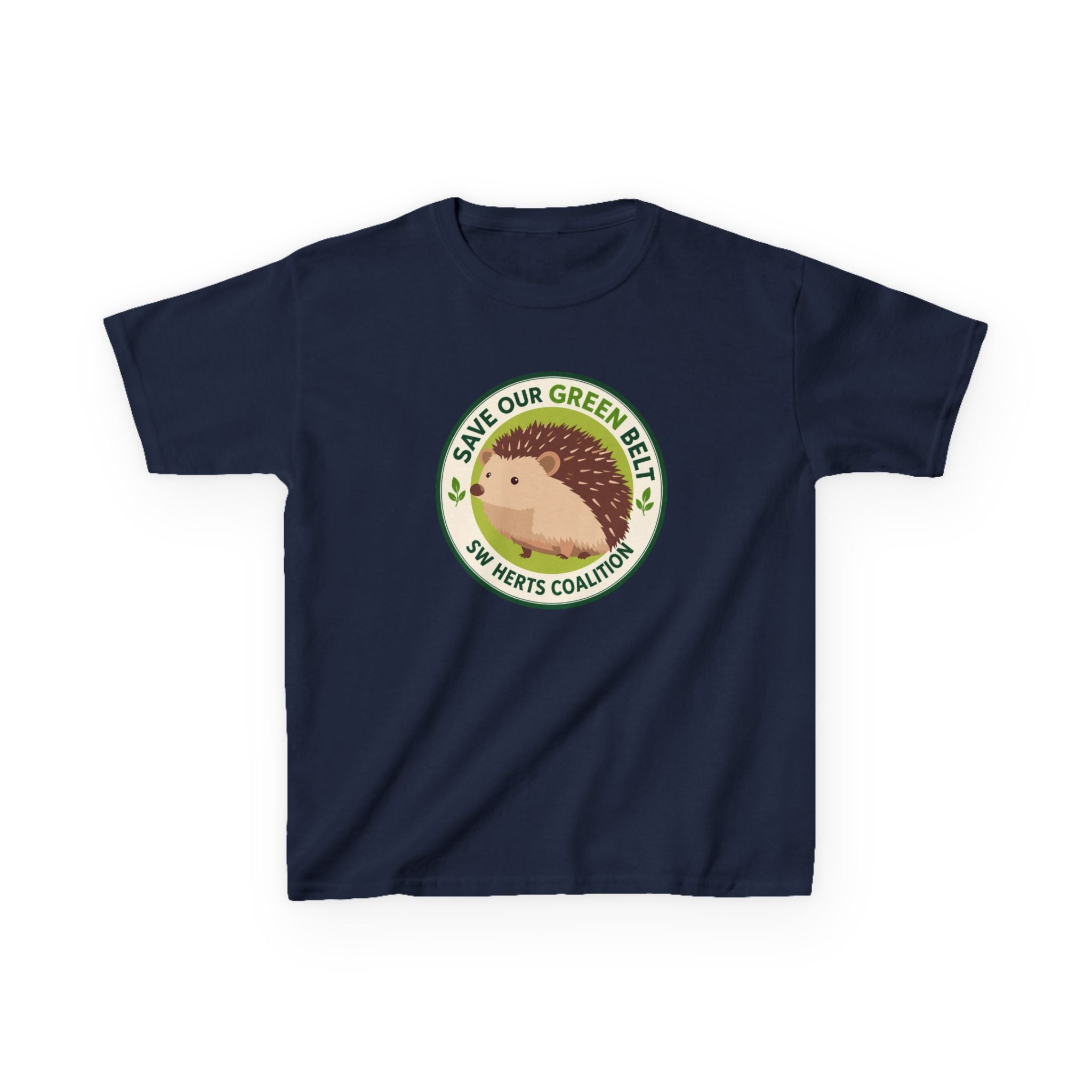 Kids T-Shirt - "Save Our Greenbelt" Hedgehog